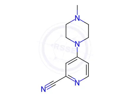 Chemical structure of 4-(4-Methylpiperazin-1-yl)picolinonitrile