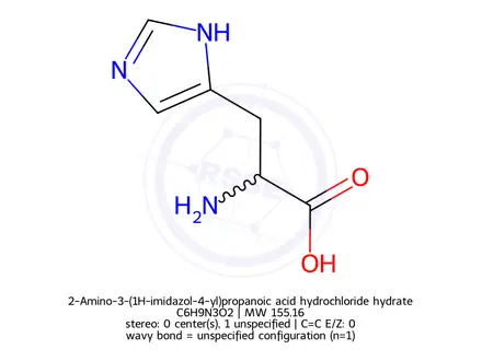 Chemical structure of Histidine Impurity 61