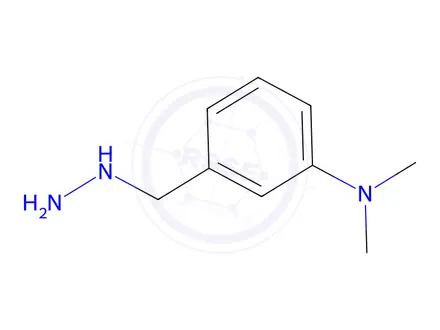 Chemical structure of 3-(Hydrazineylmethyl)-N,N-dimethylaniline hydrochloride