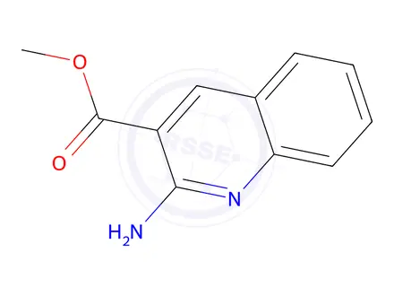 Chemical structure of Methyl 2-aminoquinoline-3-carboxylate