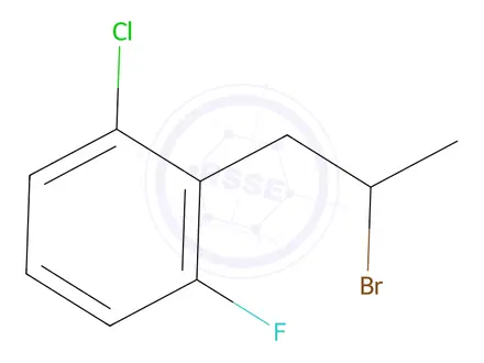 Chemical structure of 2-(2-Bromopropyl)-1-chloro-3-fluorobenzene