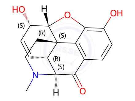 Chemical structure of 10-Oxo Morphine