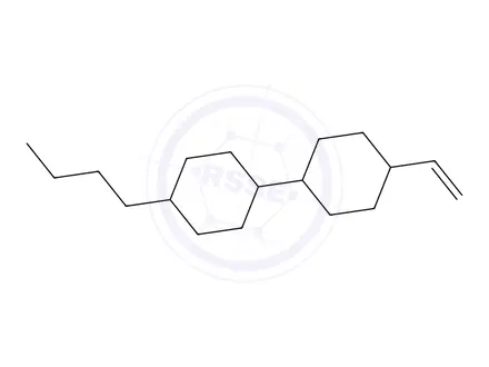 Chemical structure of (trans,trans)-4-Butyl-4'-vinyl-1,1'-bi(cyclohexane)