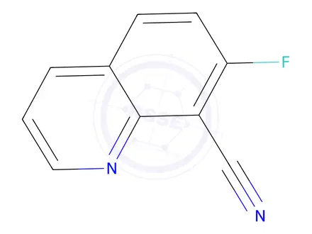 Chemical structure of 7-Fluoroquinoline-8-carbonitrile