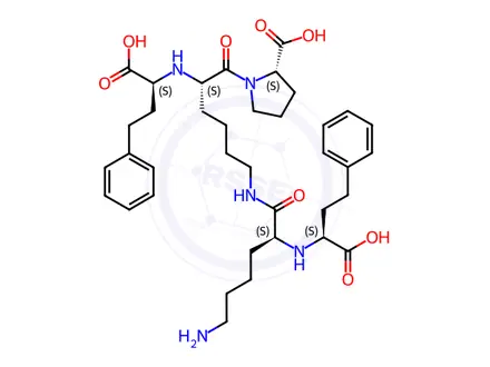 Chemical structure of Lisinopri EP Impurity J
