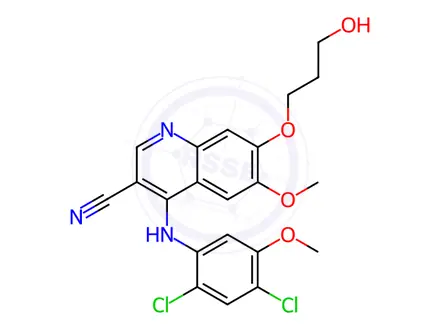 Chemical structure of N-Desmethylpiperazine Hydroxy Bosutinib