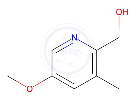 Chemical structure of (5-methoxy-3-methylpyridin-2-yl)methanol