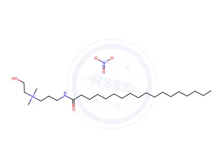Chemical structure of 2-hydroxyethyldimethyl-3-stearamidopropylammonium nitrate