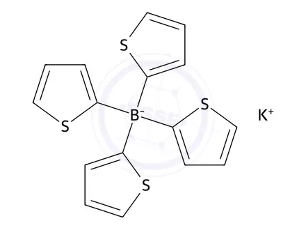 Chemical structure of Potassium tetra(thiophen-2-yl)borate