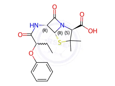 Chemical structure of Propicillin