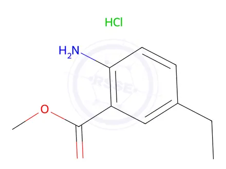 Chemical structure of Methyl 2-amino-5-ethylbenzoate hydrochloride