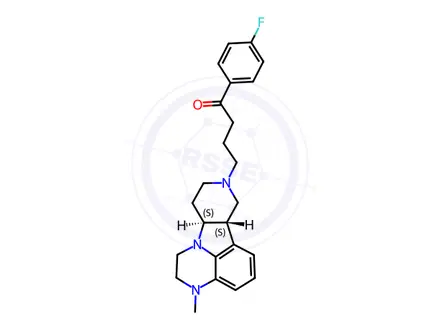 Chemical structure of (6S,10S) Lumateperone