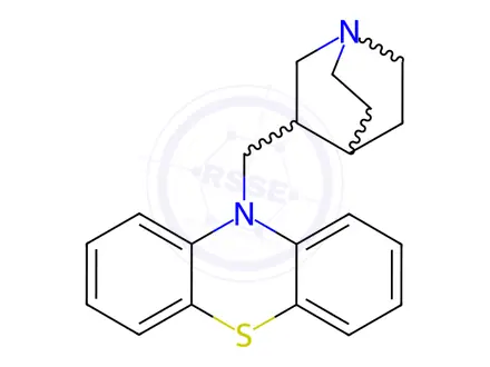 Chemical structure of MEQUITAZINE