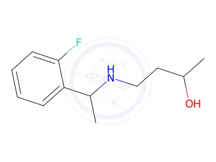 Chemical structure of 4-((1-(2-Fluorophenyl)ethyl)amino)butan-2-ol
