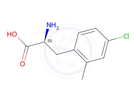 Chemical structure of 4-Chloro-2-methyl-L-phenylalanine
