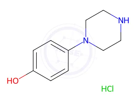 Chemical structure of 4-(Piperazin-1-yl)phenol Hydrochloride