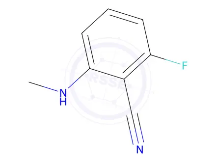 Chemical structure of 2-Fluoro-6-(methylamino)benzonitrile