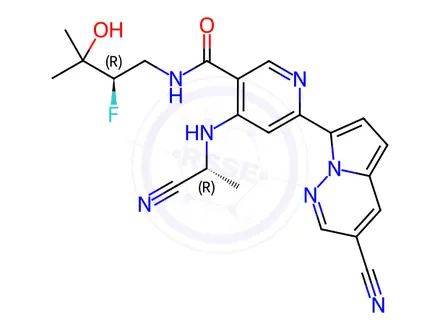 Chemical structure of Edecesertib
