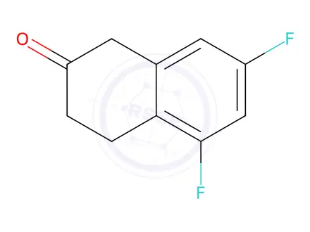 Chemical structure of 5,7-Difluoro-3,4-dihydronaphthalen-2(1H)-one