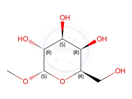 Chemical structure of Methyl α-D-Galactopyranoside