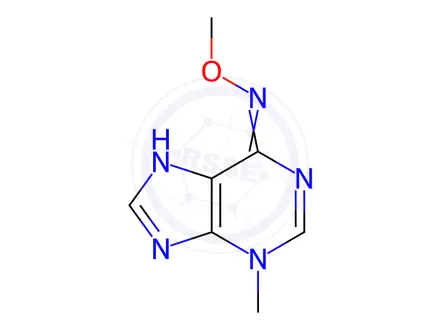 Chemical structure of O-Methyl-N-(3-methyl-3H-purin-6-yl)hydroxylamine