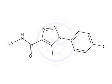 Chemical structure of 1-(4-Chlorophenyl)-5-methyl-1H-1,2,3-triazole-4-carbohydrazide