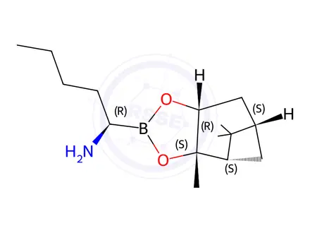 Chemical structure of Ixazomib Citrate Impurity 102