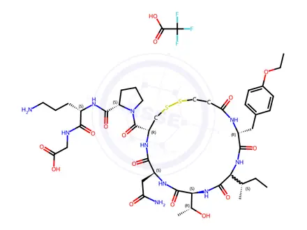 Chemical structure of [Gly9-OH]-Atosiban