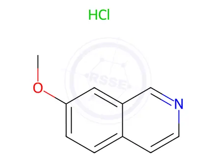 Chemical structure of 7-methoxyisoquinoline hydrochloride