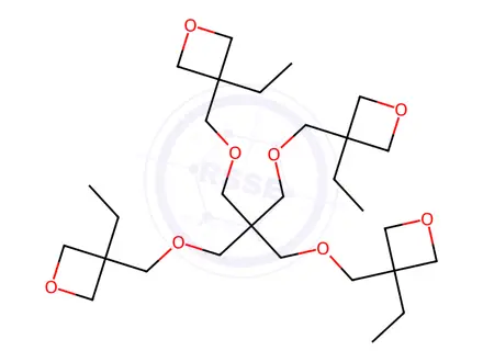 Chemical structure of 3,3'-(((2,2-bis(((3-ethyloxetan-3-yl)methoxy)methyl)propane-1,3-diyl)bis(oxy))bis(methylene))bis(3-ethyloxetane)