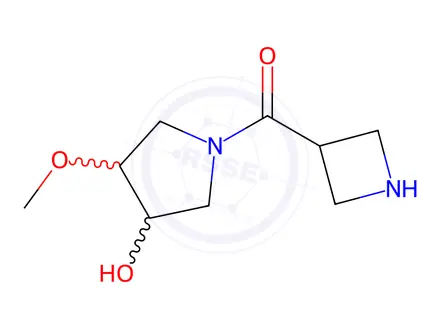 Chemical structure of Azetidin-3-yl(3-hydroxy-4-methoxypyrrolidin-1-yl)methanone