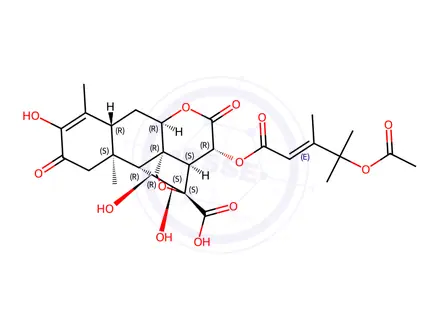 Chemical structure of Bruceantinol A