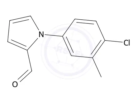 Chemical structure of 1-(4-Chloro-3-methylphenyl)-1H-pyrrole-2-carbaldehyde
