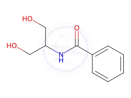 Chemical structure of Benzamide, N-[2-hydroxy-1-(hydroxymethyl)ethyl]-