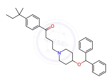 Chemical structure of Ebastine EP Impurity E