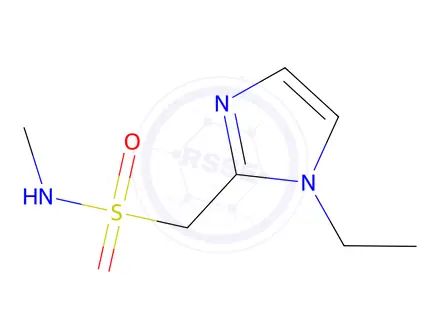 Chemical structure of 1-(1-Ethyl-1h-imidazol-2-yl)-n-methylmethanesulfonamide