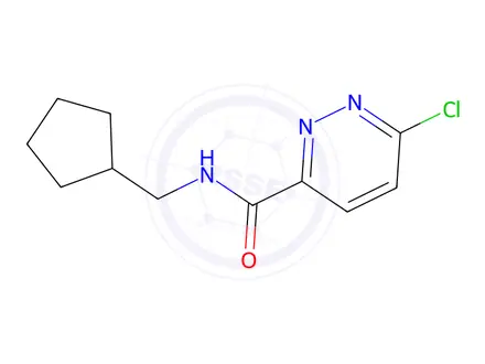 Chemical structure of 6-Chloro-N-(cyclopentylmethyl)pyridazine-3-carboxamide