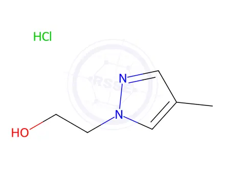 Chemical structure of 2-(4-Methyl-1H-pyrazol-1-yl)ethanol Hydrochloride