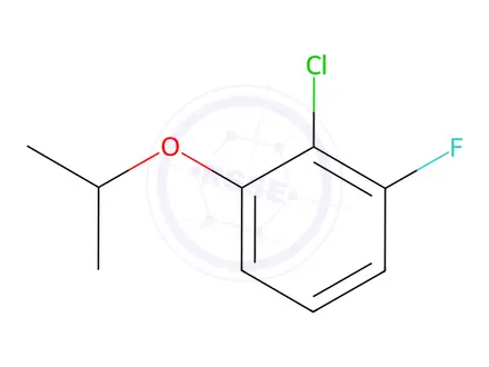Chemical structure of Benzene, 2-chloro-1-fluoro-3-(1-methylethoxy)-