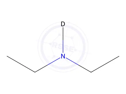 Chemical structure of Diethylamine-N-d1