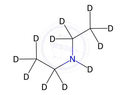 Chemical structure of Diethylamine-d11