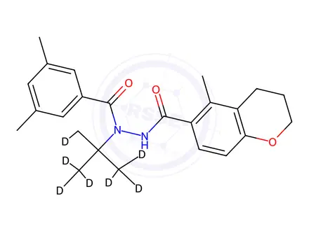 Chemical structure of Chromafenozide-d9