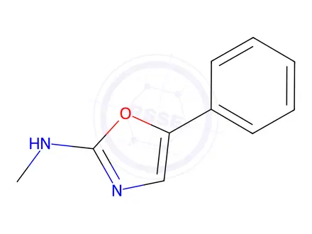 Chemical structure of N-Methyl-5-phenyloxazol-2-amine