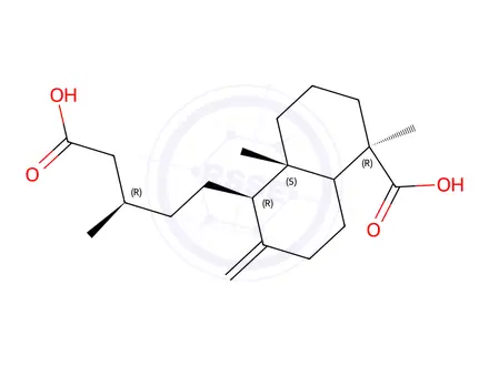 Chemical structure of Junicedric acid