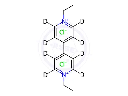 Chemical structure of Ethyl Viologen-d8 Dichloride