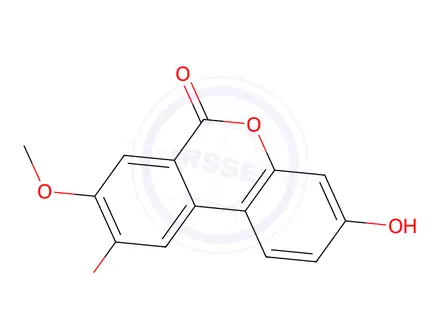 Chemical structure of 8,9-di-O-Methyl-urolithin C