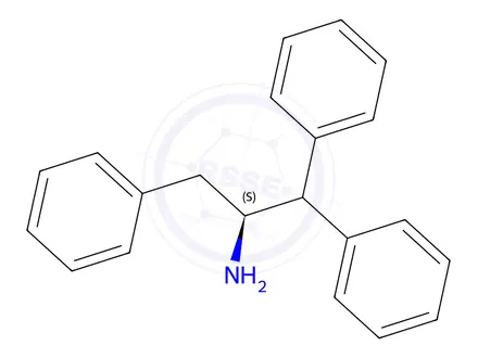 Chemical structure of (S)-(-)-1-BENZYL-2,2-DIPHENYLETHYLAMINE