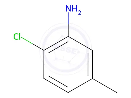 Chemical structure of 2-Chloro-5-methylaniline
