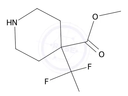 Chemical structure of Methyl 4-(trifluoromethyl)piperidine-4-carboxylate