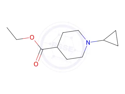 Chemical structure of ethyl 1-cyclopropylpiperidine-4-carboxylate